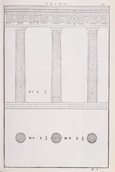 The Doric Order, Illustration from a Facsimile Copy of 